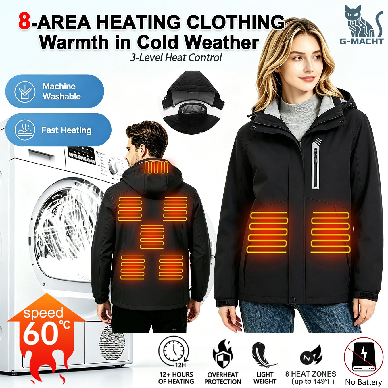 Motorcycle Jacket Thermal Liner - سترة شتوية حرارية مقاومة للرياح ومضادة
