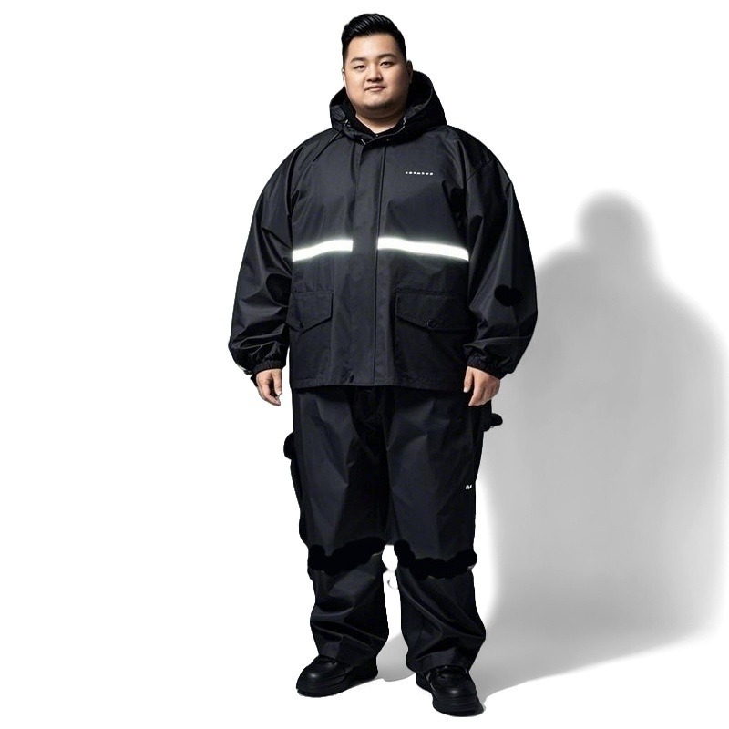 Motorcycle Rain Suit 2 Piece - بدلة مطر للدراجات النارية مقاس 9XL،