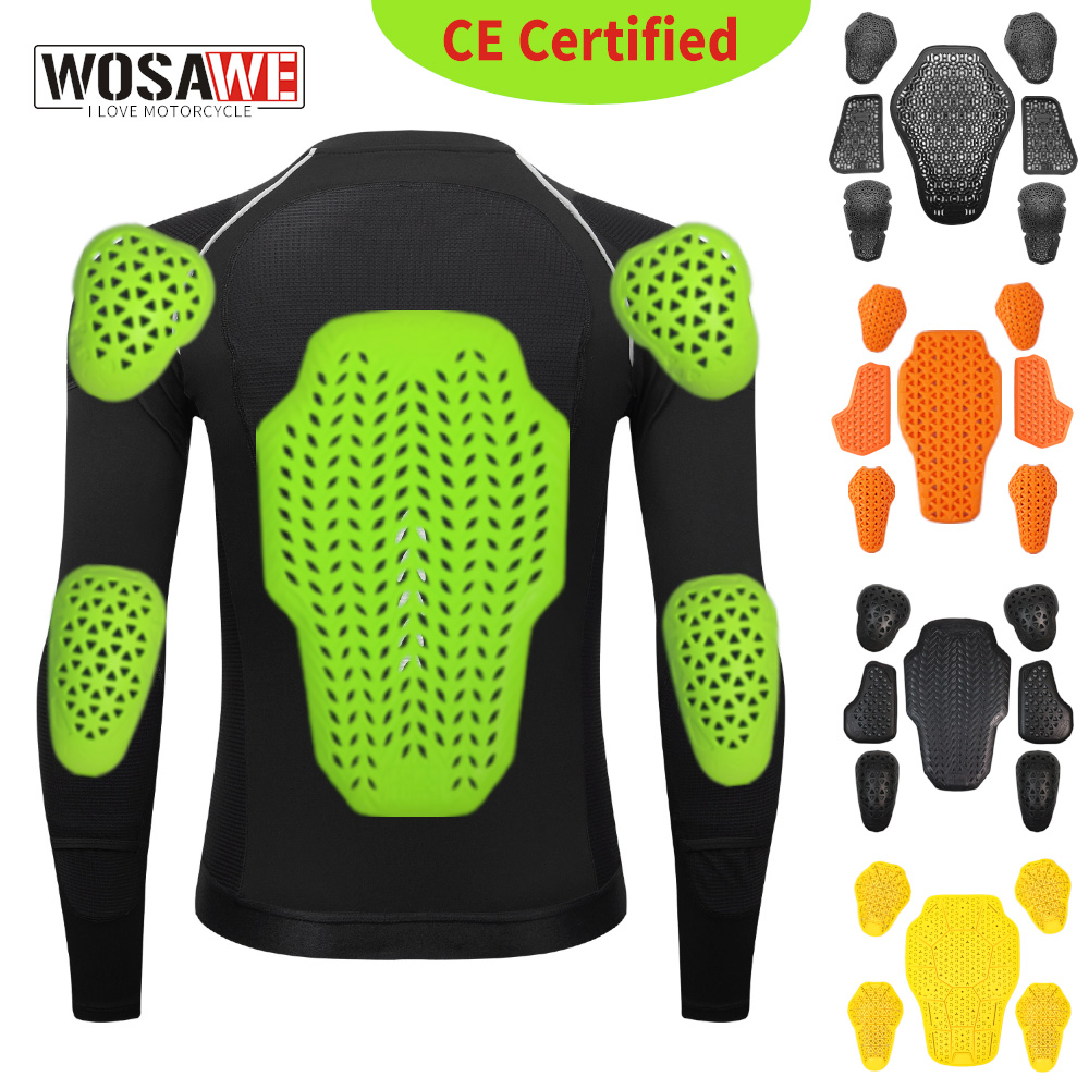 Motorcycle Back Protector Ce Level 2 - WOSAWE CE المستوى 1/2 دراجة نارية