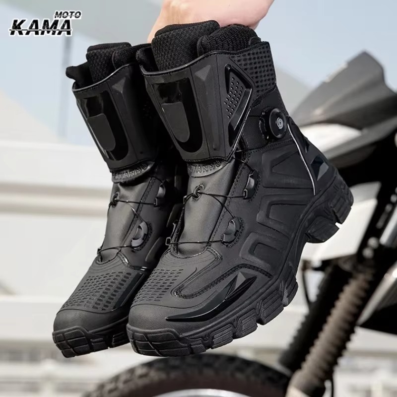 Motorcycle Boots Waterproof Riding - أحذية رجالية للدراجات النارية مقاومة للماء