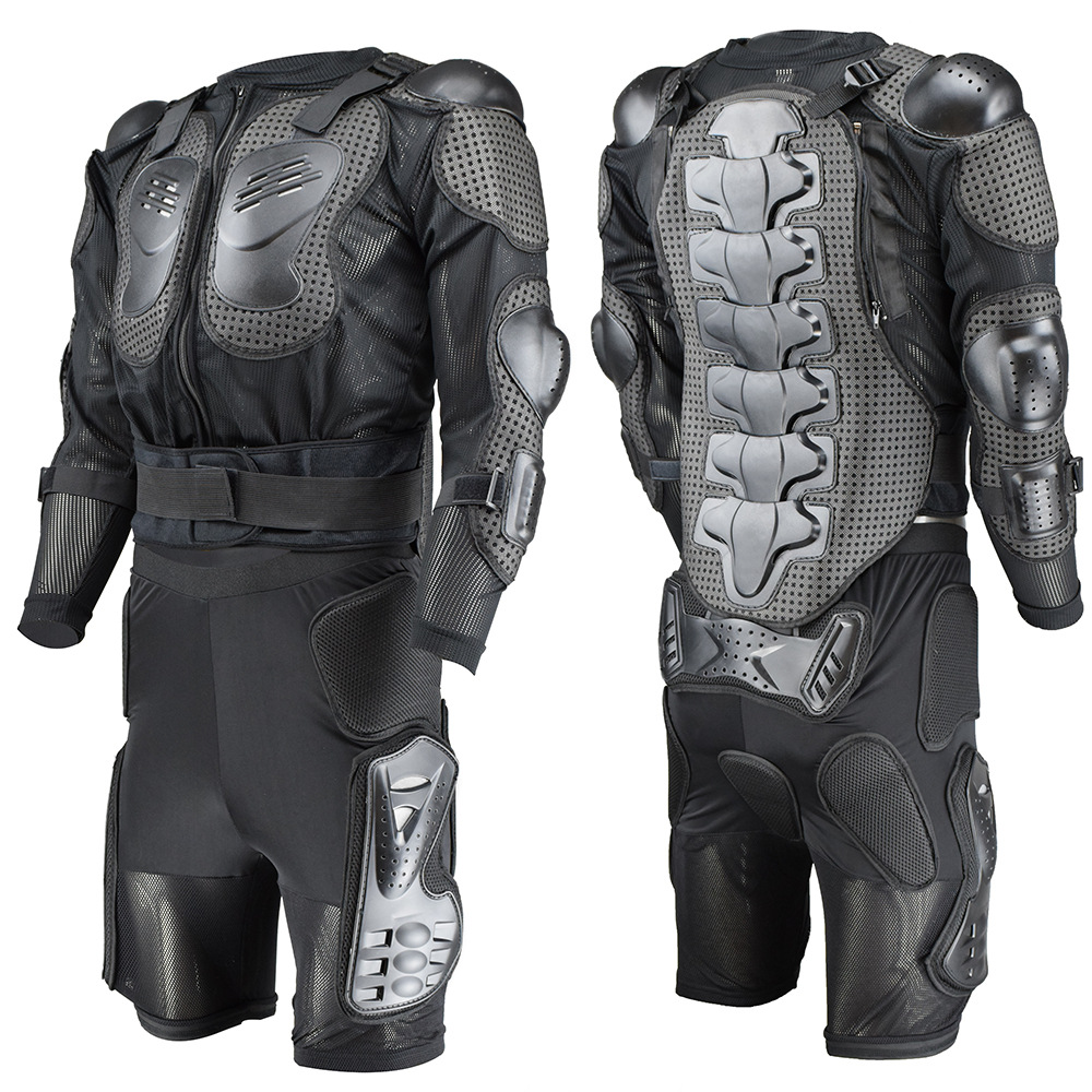 Motorcycle Pants Riding Armored - بدلة دراجات نارية مع درع واقي
