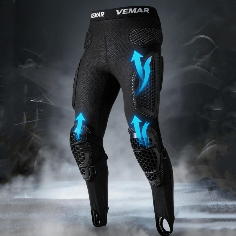 Motorcycle Pants Riding Armored - سروال دراجات نارية واقي للرجال، قابل