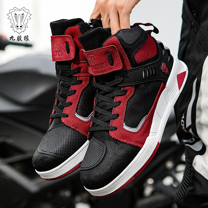 Motorcycle Boots Waterproof Riding - أحذية دراجات نارية 2026 جديدة للرجال
