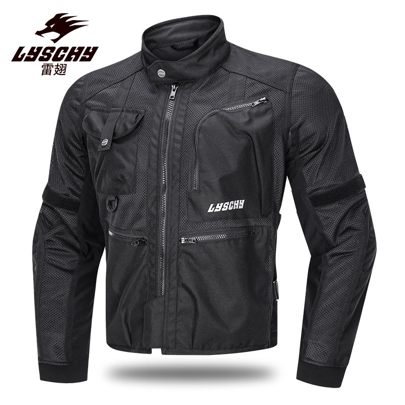 بدلة دراجات نارية صيفية من LYS - مراجعة Motorcycle Mesh Jacket Summer Breathable وسعره
