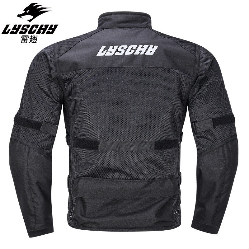 بدلة دراجات نارية صيفية من LYS - مراجعة Motorcycle Mesh Jacket Summer Breathable وسعره