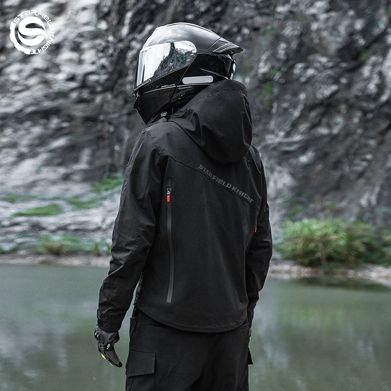سترة دراجات نارية سوداء من SFK - مراجعة Motorcycle Riding Jacket Waterproof وسعره