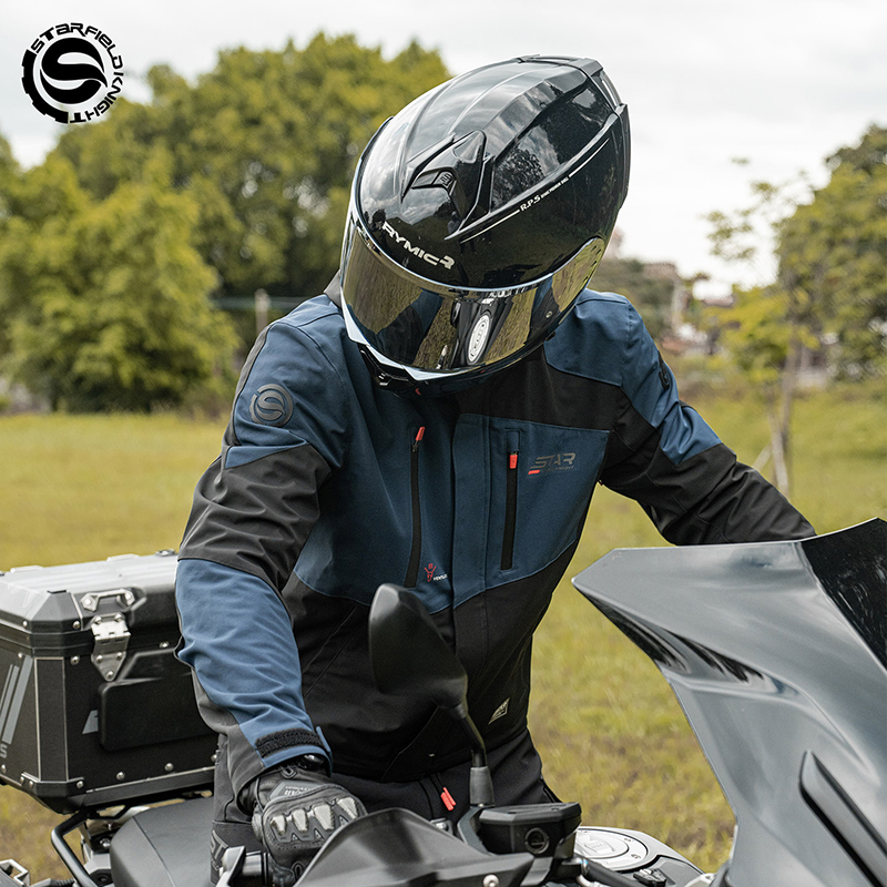 سترة دراجات نارية سوداء من SFK - مراجعة Motorcycle Riding Jacket Waterproof وسعره