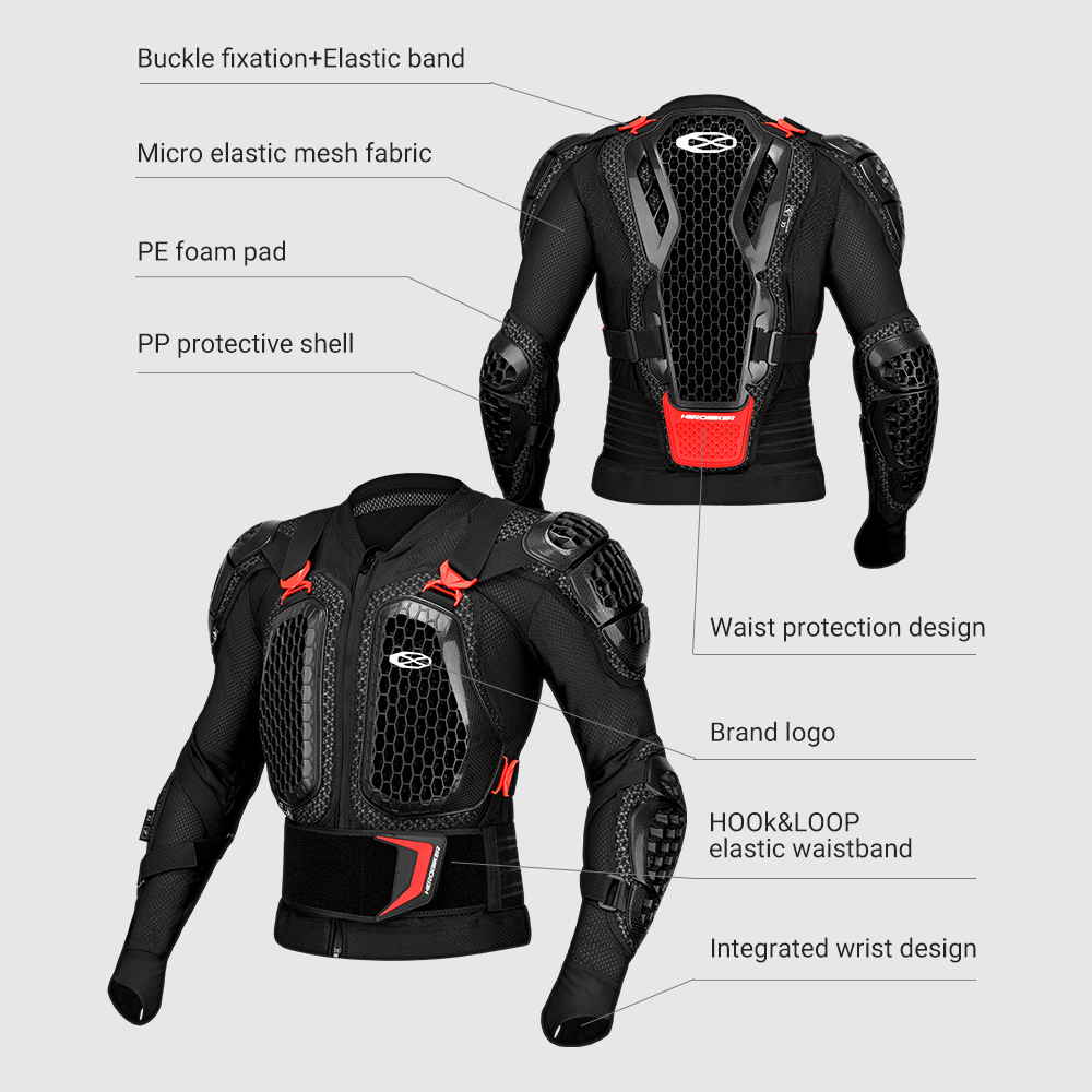 سترة دراجات نارية واقية مع بنط - مراجعة Motorcycle Pants Riding Armored وسعره