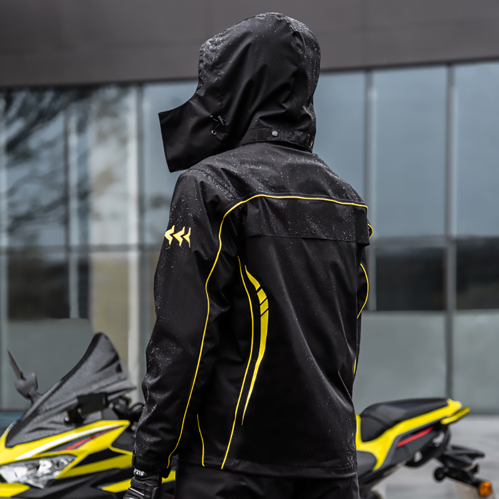 SULAITE دراجة نارية المطر دعوى - مراجعة Motorcycle Rain Suit 2 Piece وسعره