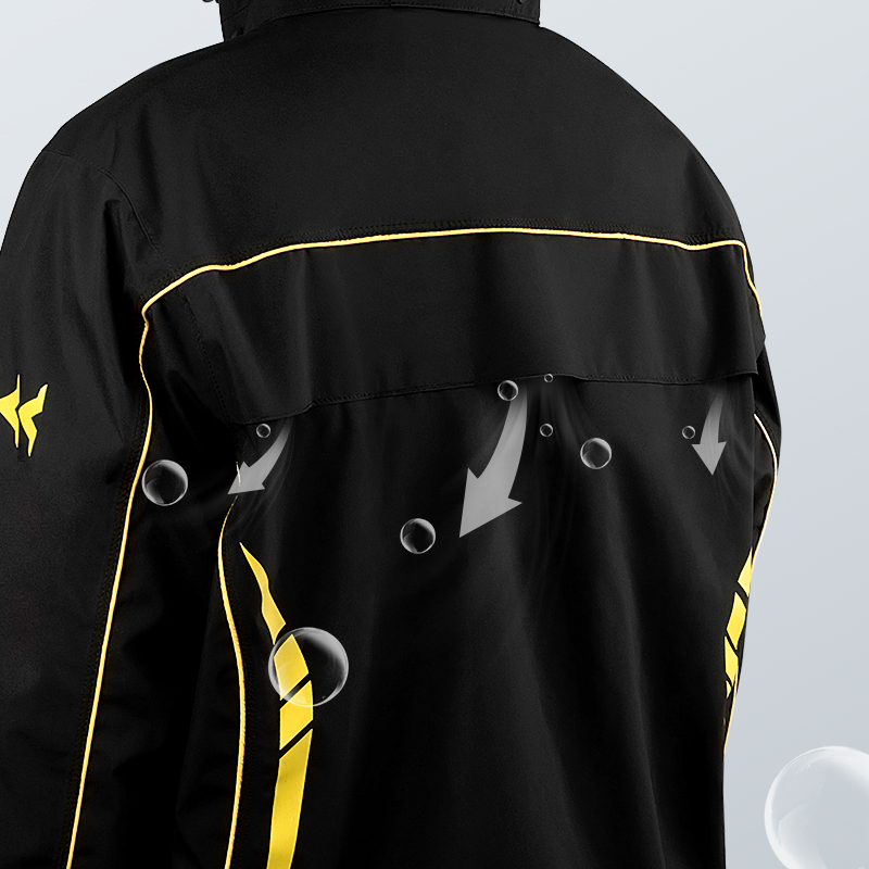 SULAITE دراجة نارية المطر دعوى - مراجعة Motorcycle Rain Suit 2 Piece وسعره