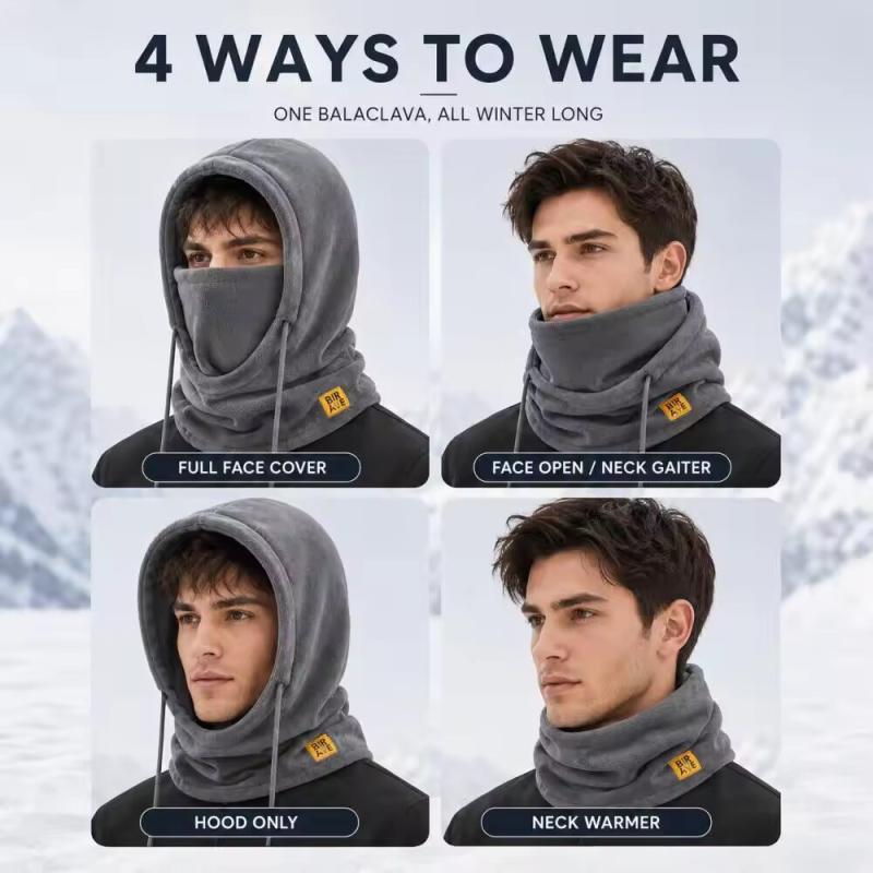 قبعة بالاكلافا دافئة للشتاء مع - مراجعة Motorcycle Neck Gaiter Balaclava وسعره