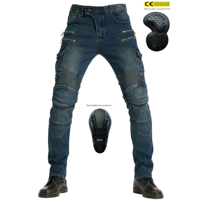 بنطلون جينز للرجال لركوب الدرا - مراجعة Motorcycle Pants Riding Armored وسعره