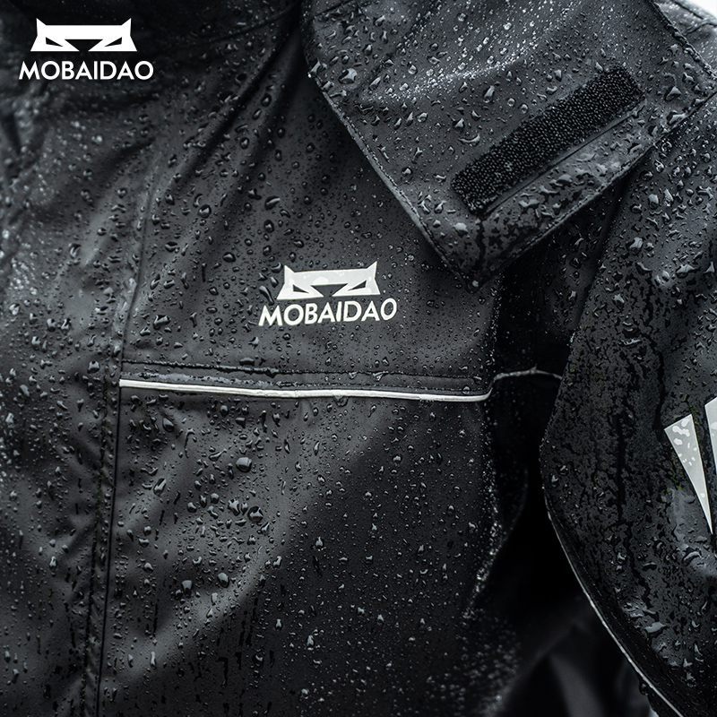 بدلة مطر خفيفة الوزن ومقاومة ل - مراجعة Motorcycle Rain Suit 2 Piece وسعره