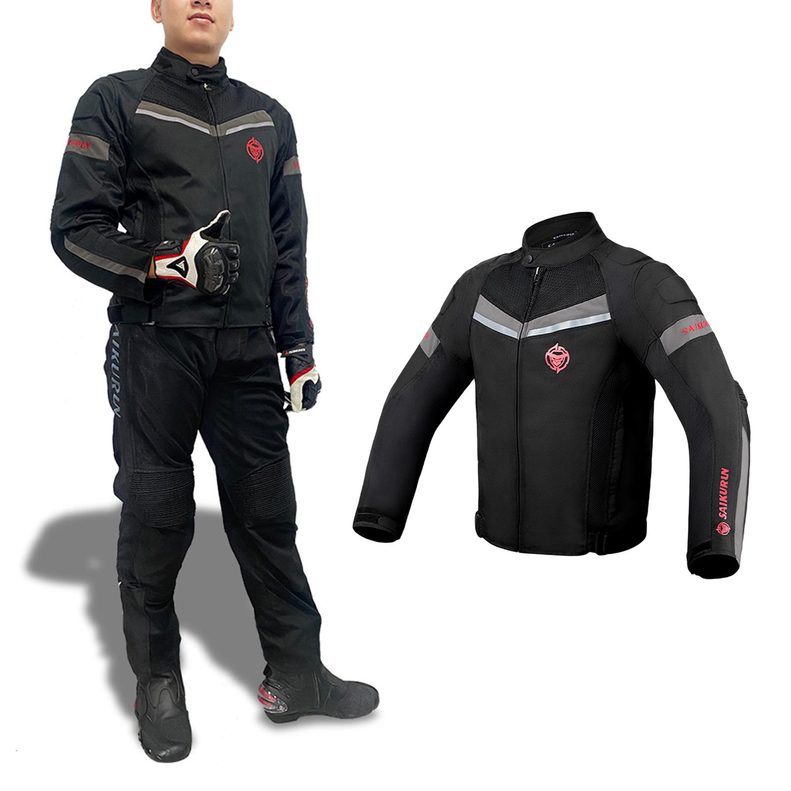 سترة ركوب الدراجات النارية مع  - مراجعة Motorcycle Mesh Jacket Summer Breathable وسعره