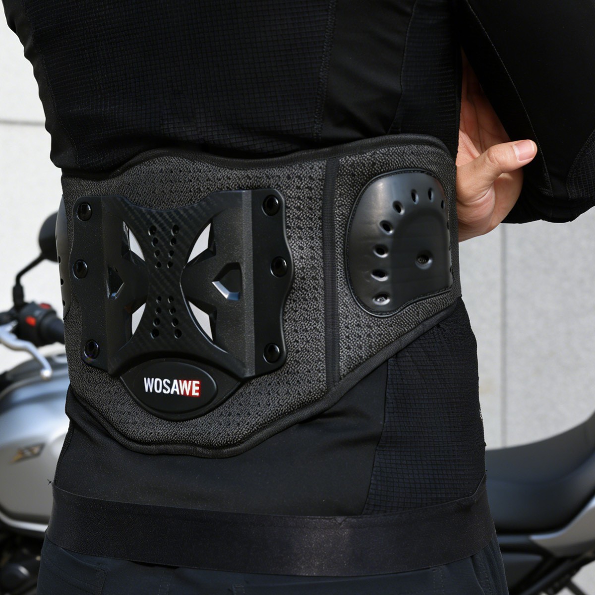 حزام دعم الخصر للدراجات الناري - مراجعة Motorcycle Kidney Belt Riding وسعره