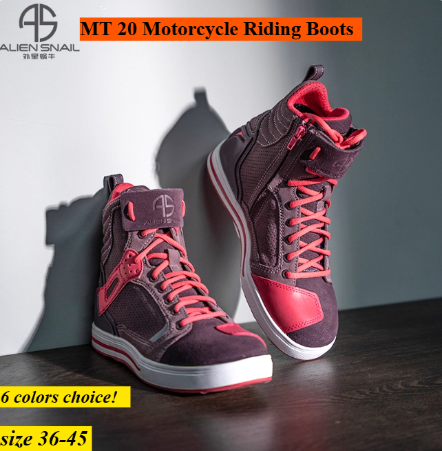 AlienSnail MT20 دراجة نارية أح - مراجعة Motorcycle Boots Waterproof Riding وسعره