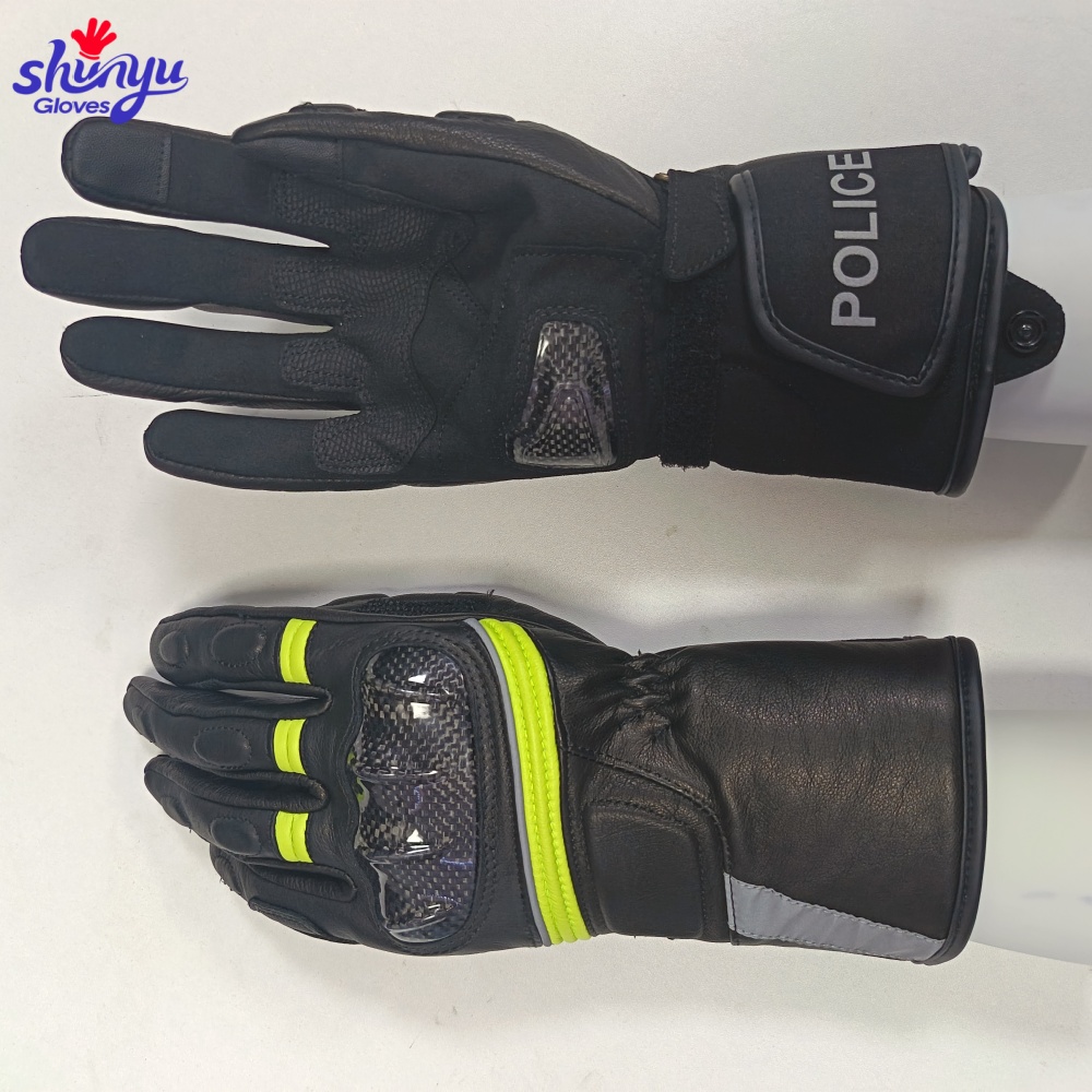 قفازات دراجات نارية جلدية مخصص - مراجعة Motorcycle Gloves Leather Knuckle وسعره