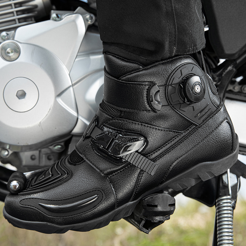 أحذية رجالية للدراجات النارية، - مراجعة Motorcycle Boots Waterproof Riding وسعره