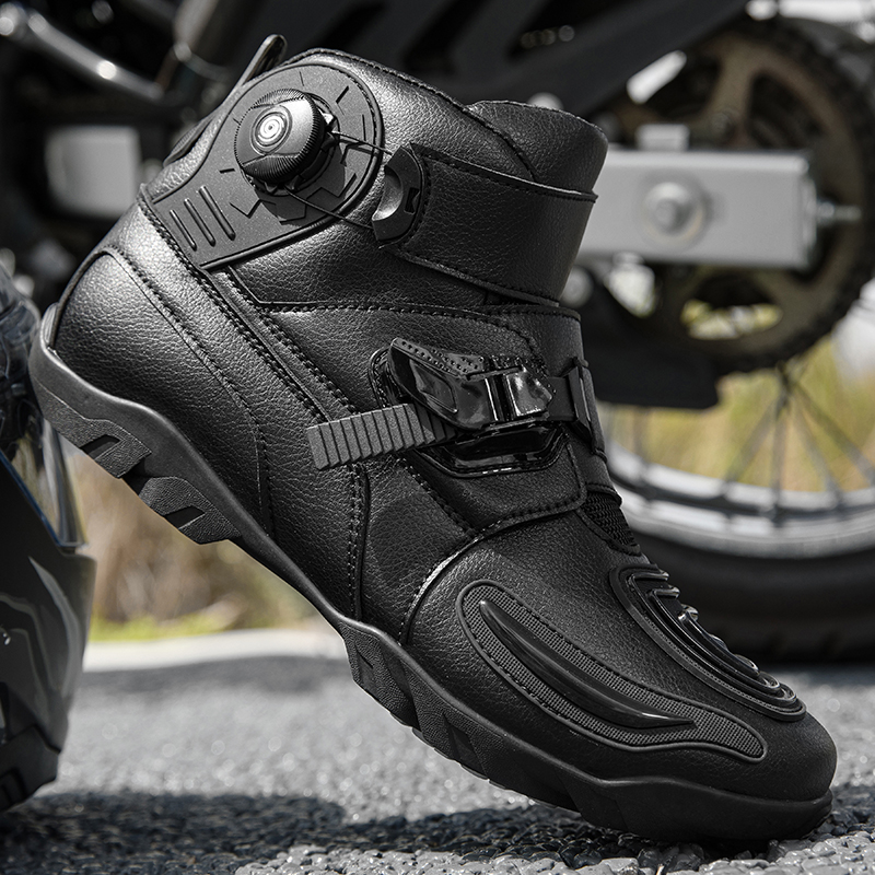 أحذية رجالية للدراجات النارية، - مراجعة Motorcycle Boots Waterproof Riding وسعره