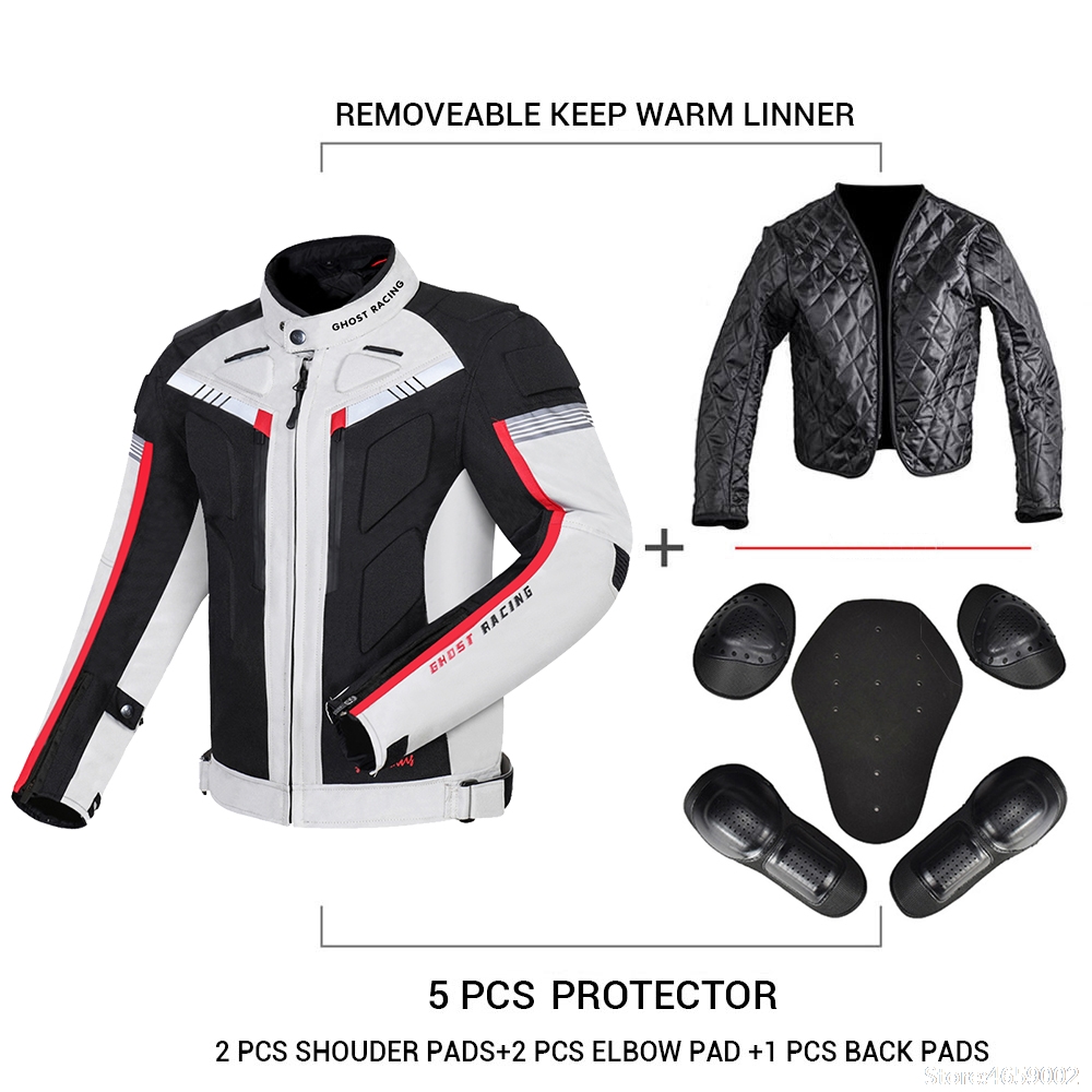 سترة دراجة نارية، بنطلون دراجة - مراجعة Motorcycle Riding Jacket Waterproof وسعره