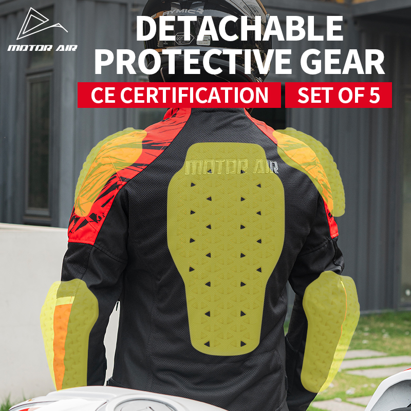 سترة دراجات نارية سوداء للرجال - مراجعة Motorcycle Mesh Jacket Summer Breathable وسعره