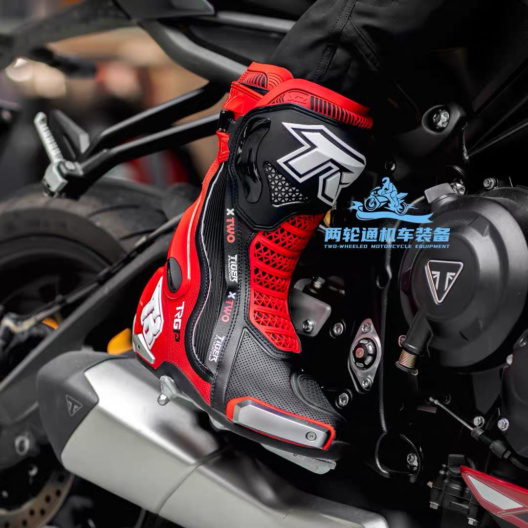 حذاء دراجات نارية TR X2 للطرق  - مراجعة Motorcycle Boots Waterproof Riding وسعره