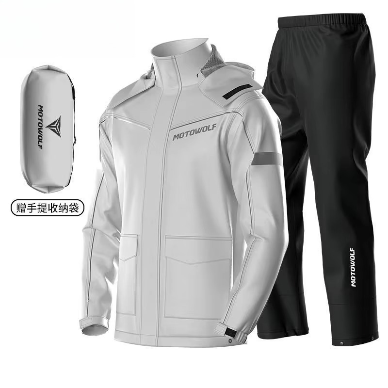 معطف واق من المطر للدراجات الن - مراجعة Motorcycle Riding Jacket Waterproof وسعره
