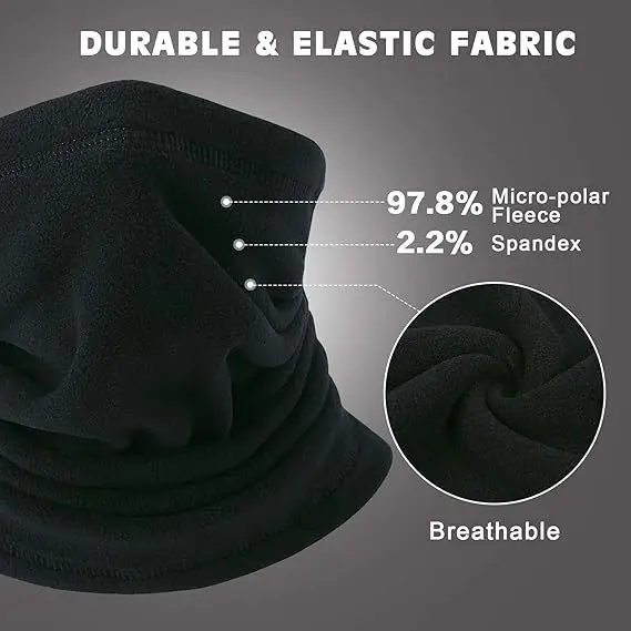 شتاء دافئ للجنسين يندبروف دراج - مراجعة Motorcycle Neck Gaiter Balaclava وسعره
