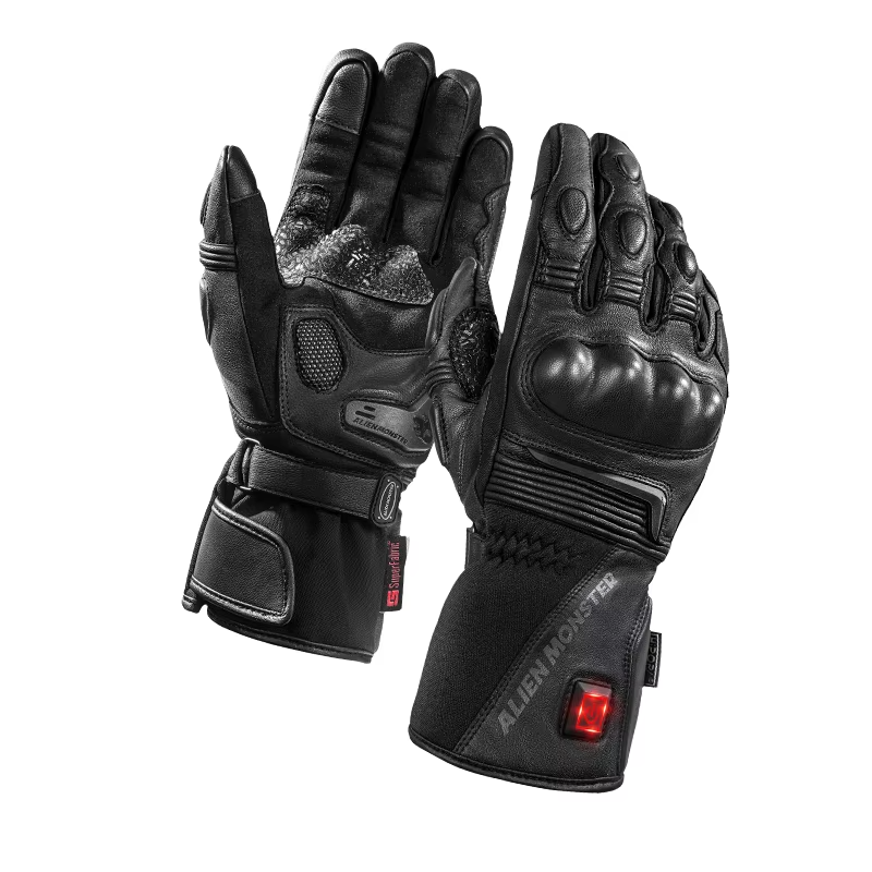 قفازات دراجات نارية جلدية جديد - مراجعة Motorcycle Gloves Leather Knuckle وسعره