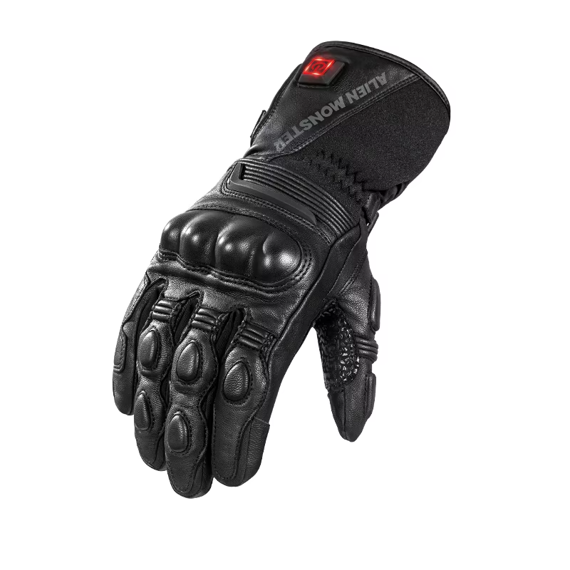 قفازات دراجات نارية جلدية جديد - مراجعة Motorcycle Gloves Leather Knuckle وسعره