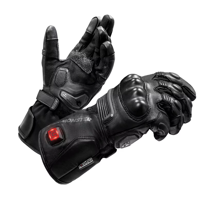 قفازات دراجات نارية جلدية جديد - مراجعة Motorcycle Gloves Leather Knuckle وسعره