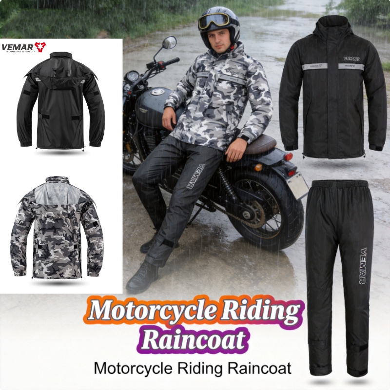 معطف مطر للدراجات النارية من V - مراجعة Motorcycle Riding Jacket Waterproof وسعره