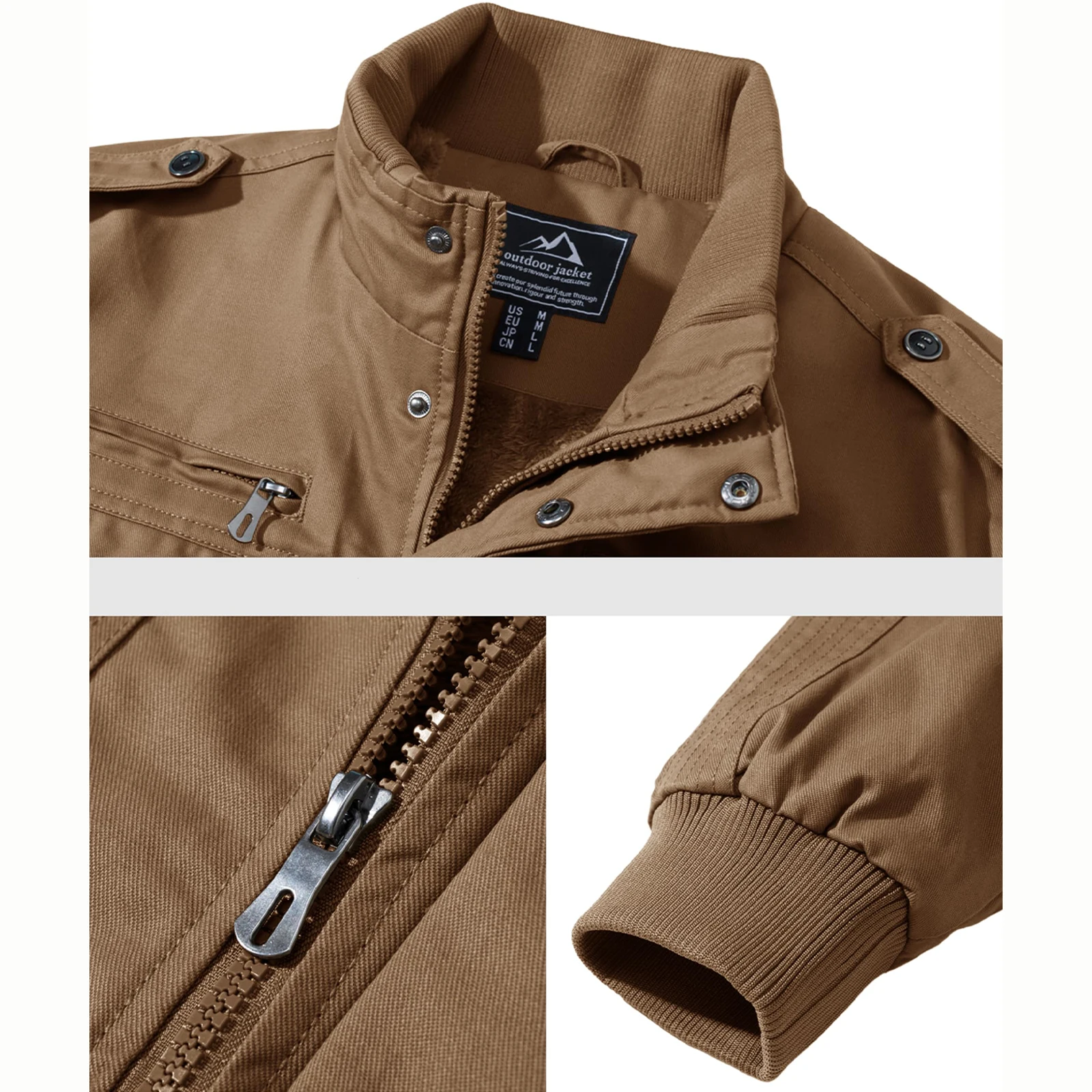 جاكيتات رجالية من الصوف، معاطف - مراجعة Motorcycle Jacket Thermal Liner وسعره