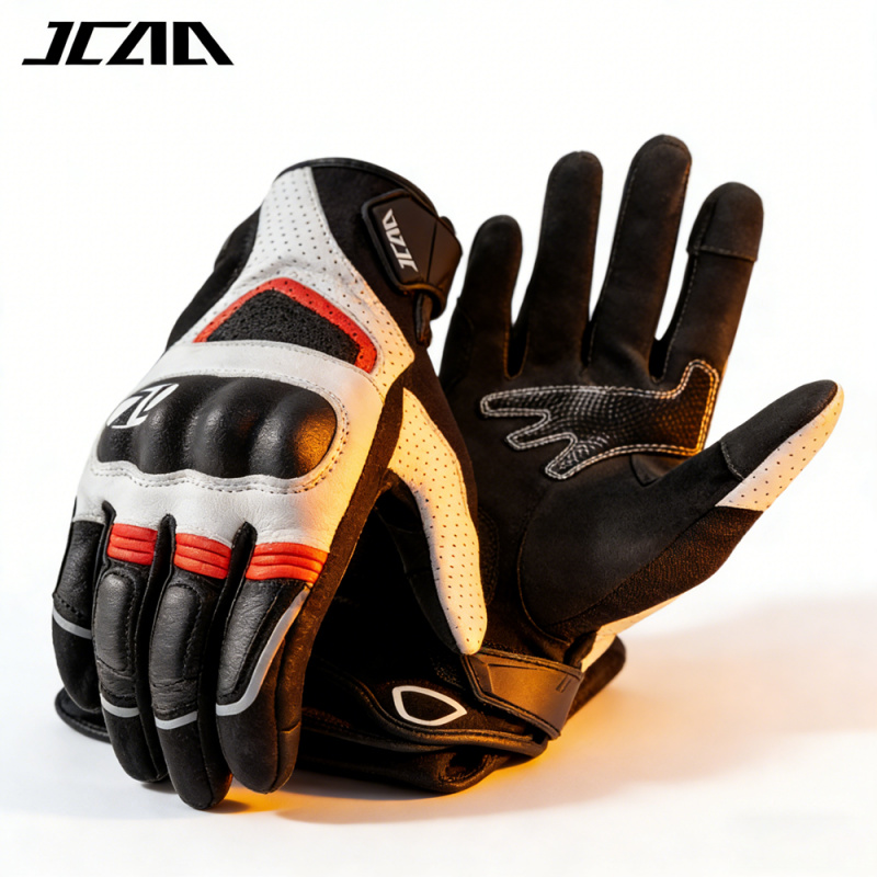 للجنسين جلد الماعز ركوب الرياض - مراجعة Motorcycle Gloves Leather Knuckle وسعره