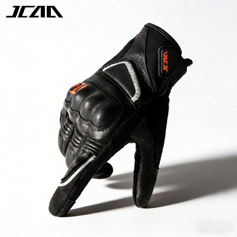 للجنسين جلد الماعز ركوب الرياض - مراجعة Motorcycle Gloves Leather Knuckle وسعره