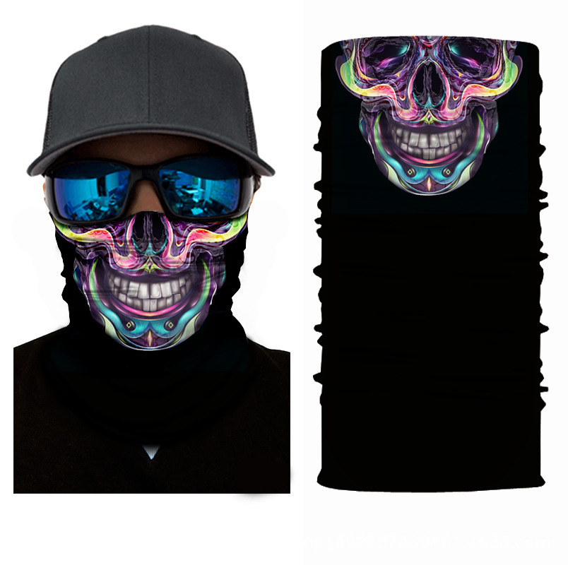 الدراجات النارية عصابات الجمجم - مراجعة Motorcycle Neck Gaiter Balaclava وسعره