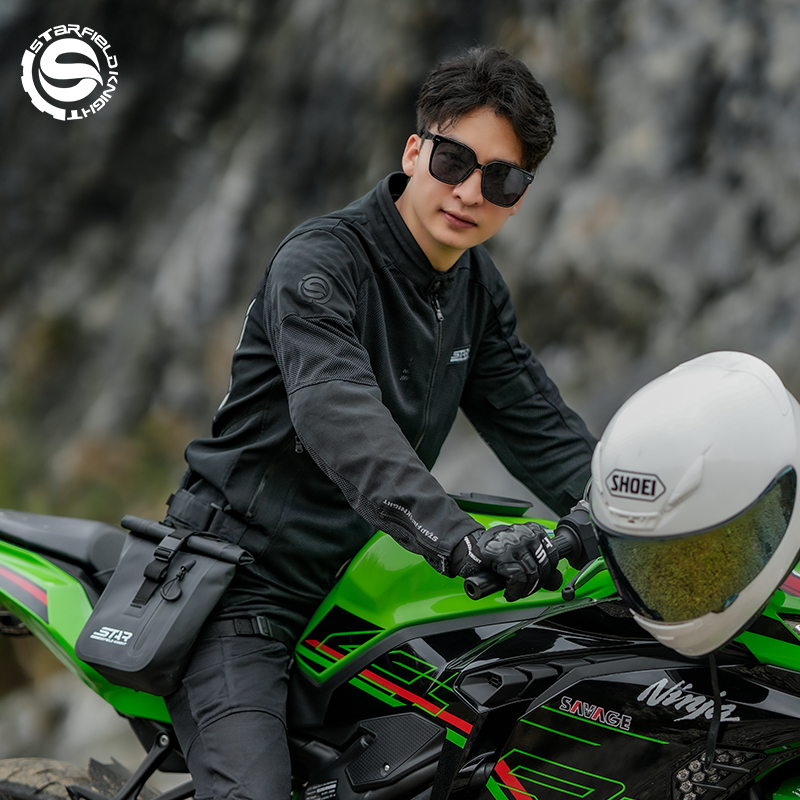سترة دراجات نارية للرجال من SF - مراجعة Motorcycle Mesh Jacket Summer Breathable وسعره