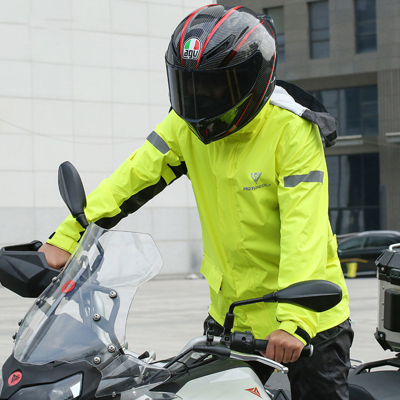 معطف واق من المطر مقاوم للرياح - مراجعة Motorcycle Riding Jacket Waterproof وسعره