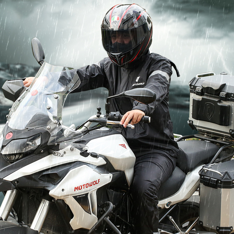 معطف واق من المطر مقاوم للرياح - مراجعة Motorcycle Riding Jacket Waterproof وسعره