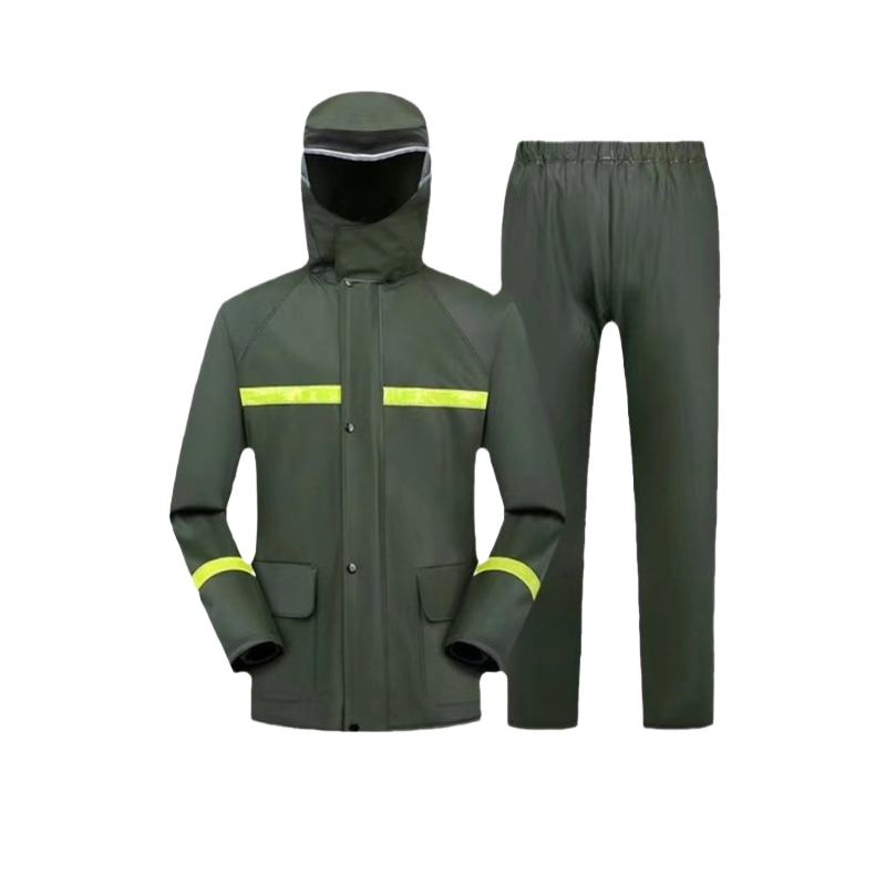 بدلة مطر مقاومة للماء للرجال و - مراجعة Motorcycle Rain Suit 2 Piece وسعره