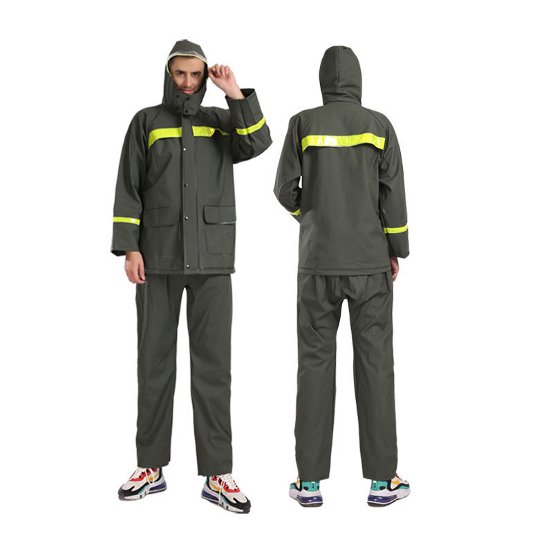 بدلة مطر مقاومة للماء للرجال و - مراجعة Motorcycle Rain Suit 2 Piece وسعره