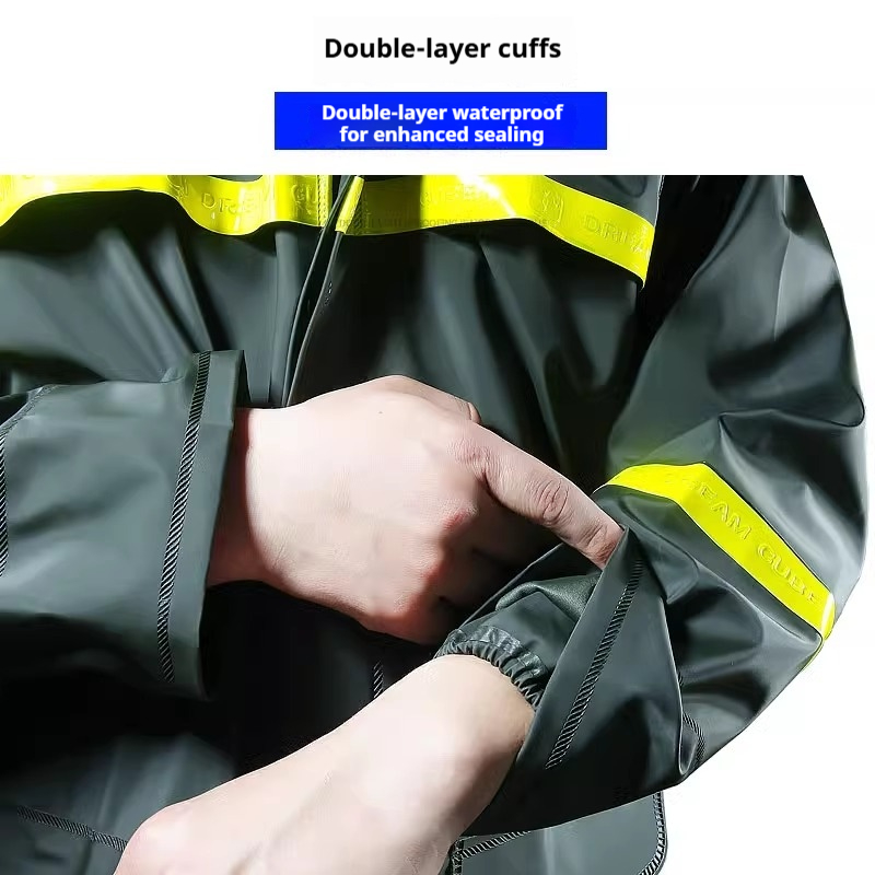بدلة مطر مقاومة للماء للرجال و - مراجعة Motorcycle Rain Suit 2 Piece وسعره