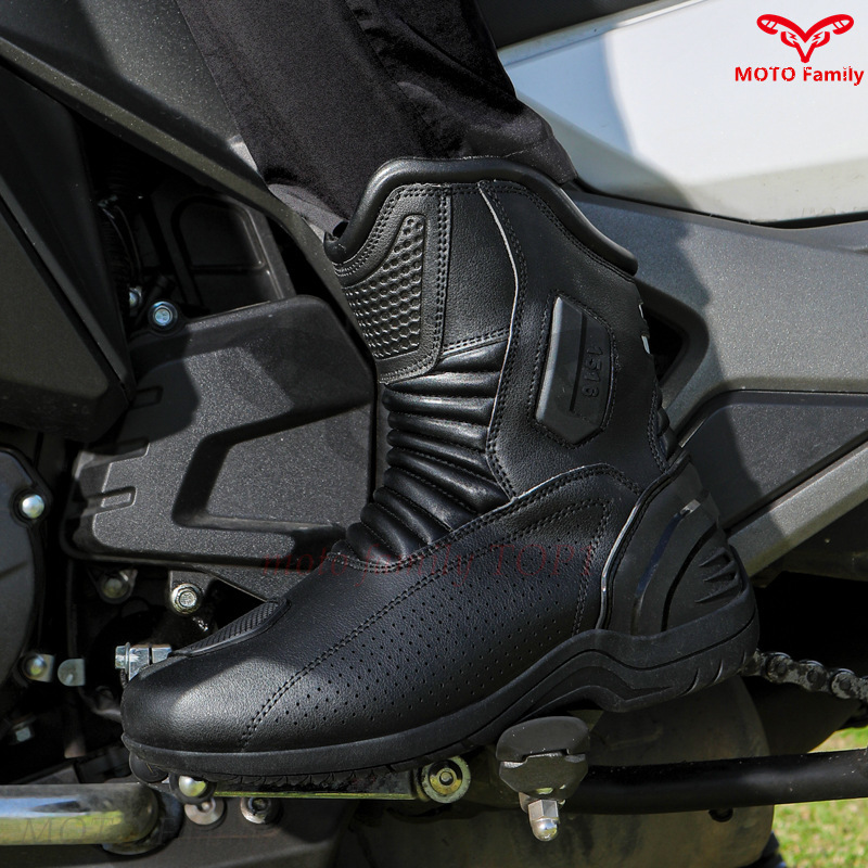 أحذية دراجات نارية غير قابلة ل - مراجعة Motorcycle Boots Waterproof Riding وسعره
