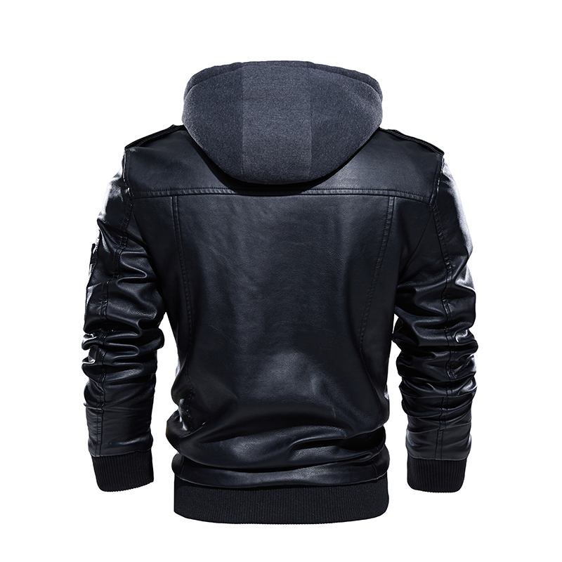 دراجة نارية سترة جلدية الرجال  - مراجعة Leather Motorcycle Jacket Biker وسعره