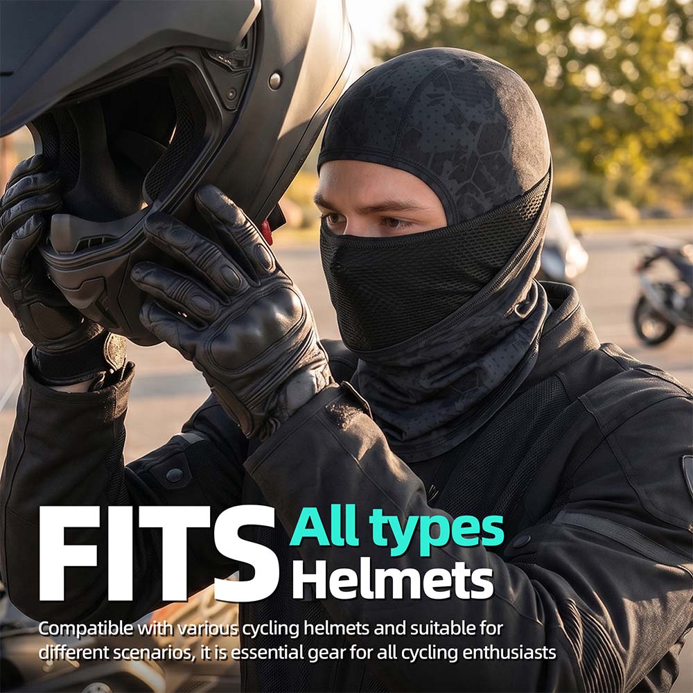 قناع وجه كامل للدراجات النارية - مراجعة Motorcycle Neck Gaiter Balaclava وسعره