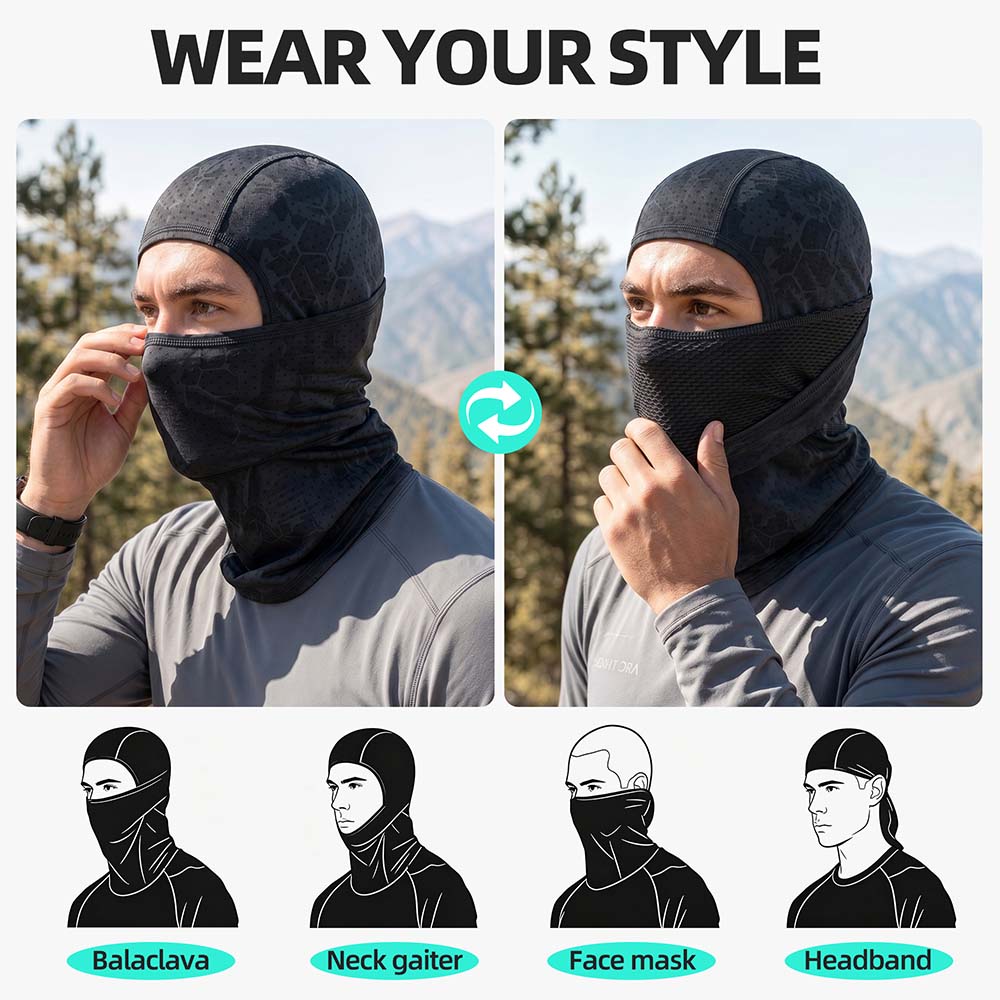 قناع وجه كامل للدراجات النارية - مراجعة Motorcycle Neck Gaiter Balaclava وسعره