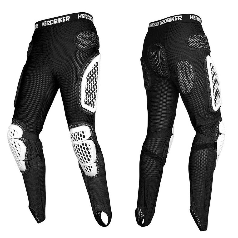 سروال دراجات نارية طويل مع حما - مراجعة Motorcycle Pants Riding Armored وسعره