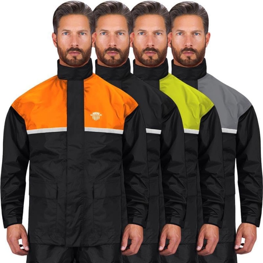بدلة واقية من المطر للدراجات ا - مراجعة Motorcycle Rain Suit 2 Piece وسعره