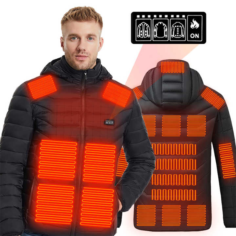 سترة مدفأة بـ 21 منطقة تدفئة،  - مراجعة Motorcycle Jacket Thermal Liner وسعره