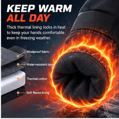 قفازات دراجات نارية شتوية مقاو - مراجعة Motorcycle Gloves Leather Knuckle وسعره